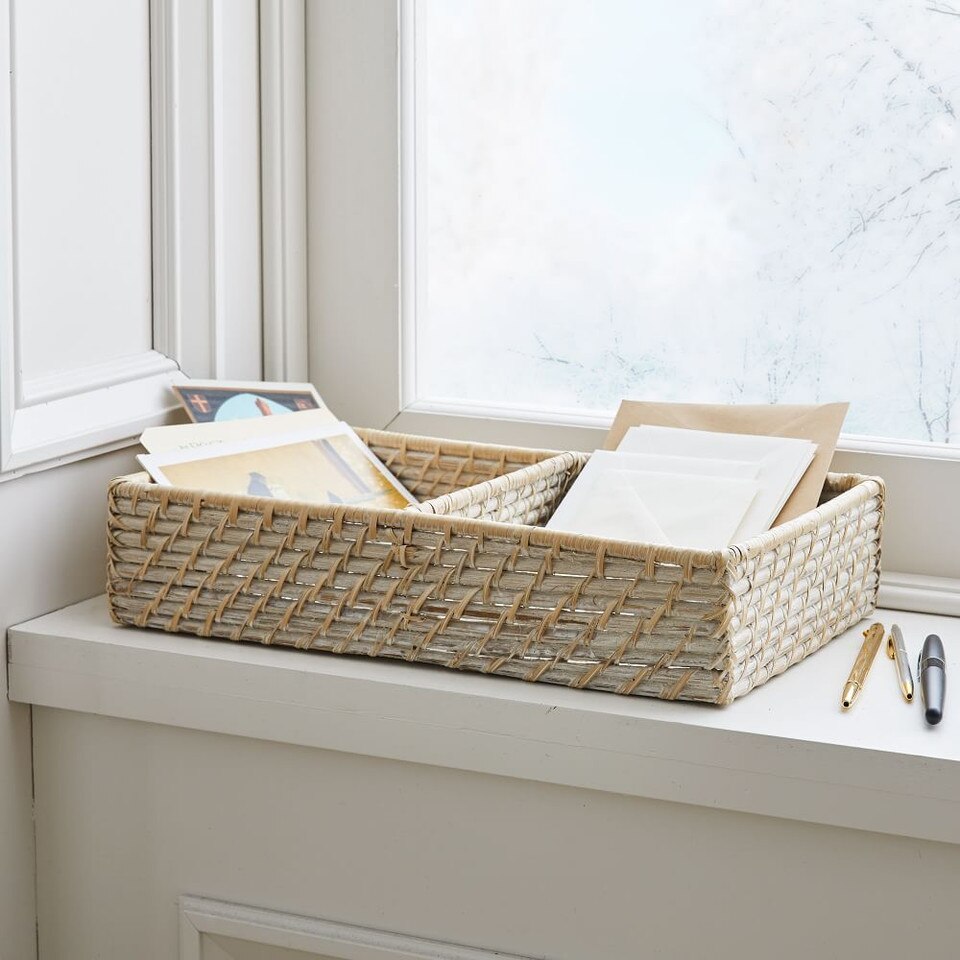 Modern Weave Storage Bin West Elm UK